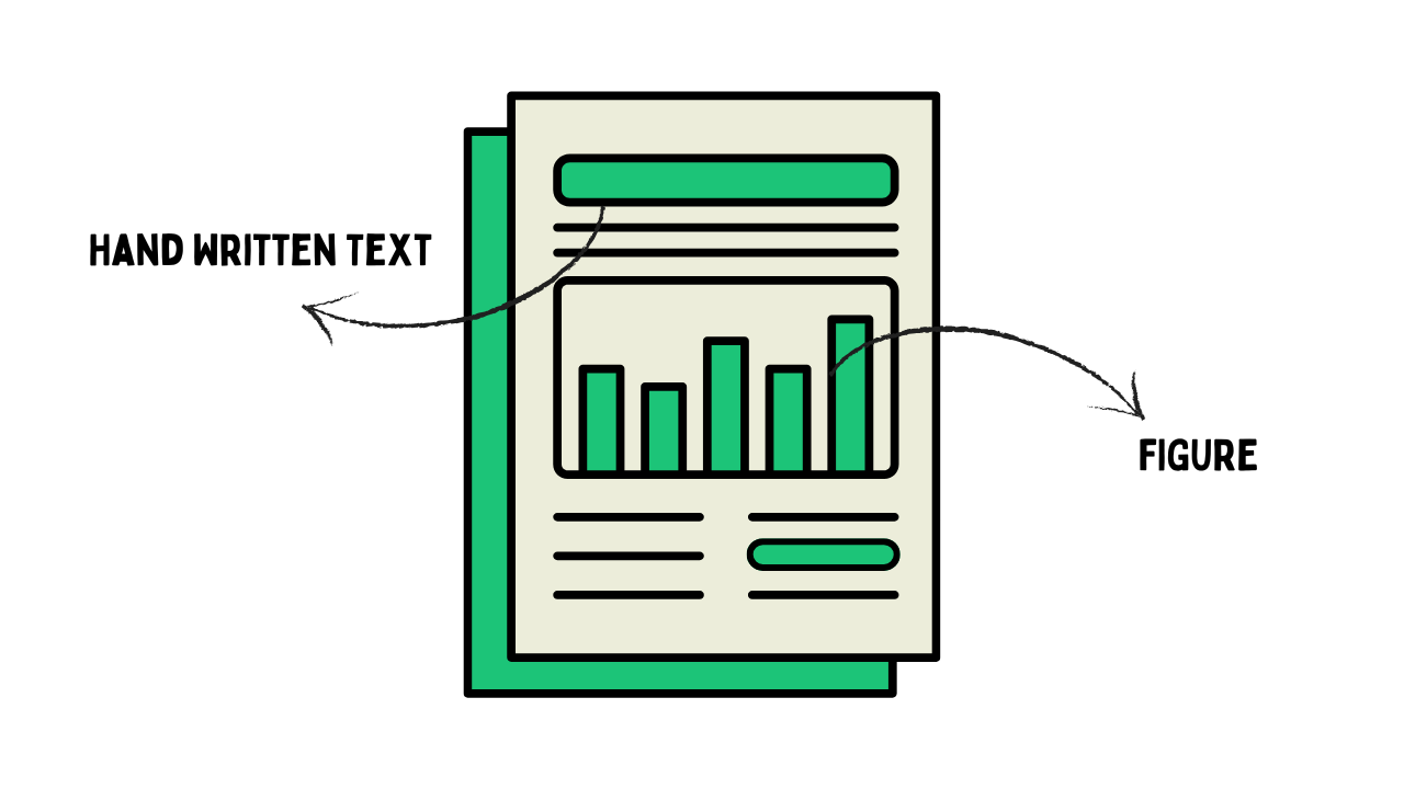 AI-powered data extraction tool processing a document